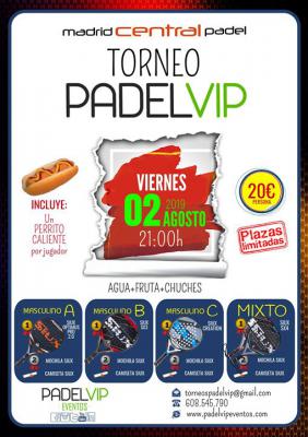 poster del torneo TORNEO PADEL VIP