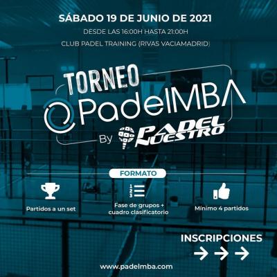 poster del torneo TORNEO PADELMBA BY PADEL NUESTRO