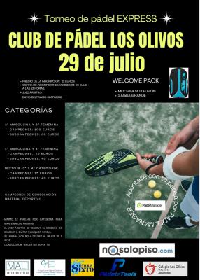 poster del torneo TORNEO EXPRÉS OLIVOS