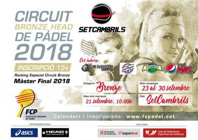 poster del torneo CIRCUIT BRONZE HEAD 2018