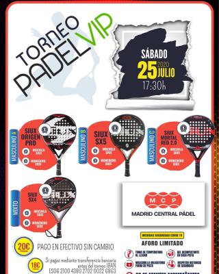 poster del torneo TORNEO PADELVIP