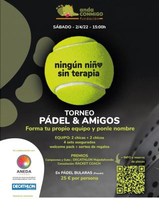 poster del torneo TORNEO SOLIDARIO PADEL & AMIGOS