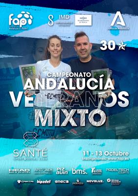 poster del torneo CAMPEONATO DE ANDALUCIA MIXTO VETERANOS 30*