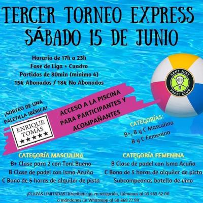 poster del torneo TERCER TORNEO EXPRESS