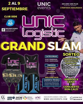 poster torneo GRAND SLAM UNIC LOGISTIC