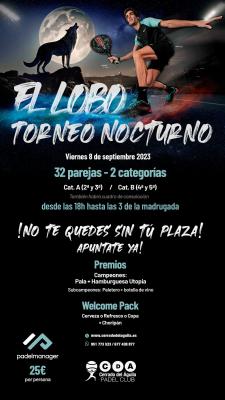 poster del torneo TORNEO NOCTURNO EL LOBO