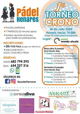 poster del torneo 1ER TORNEO CRONO