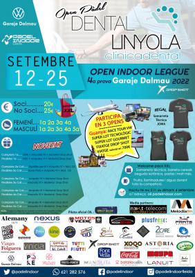 poster del torneo OPEN DENTAL LINYOLA 2022