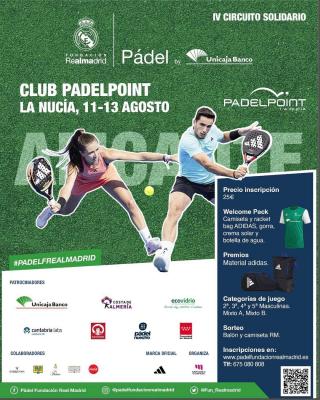 poster torneo CIRCUITO SOLIDARIO FUNDACIÓN REAL MADRID