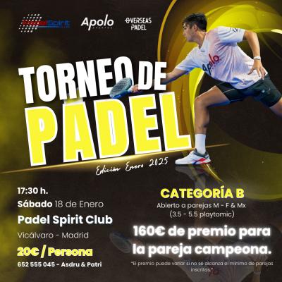 poster del torneo TORNEO APOLO EVENTOS 160€ DE PREMIO