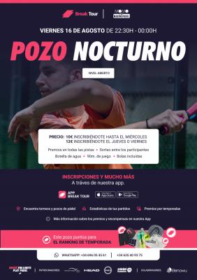 poster del torneo POZO NOCTURNO MOMO BY MAKING PADEL