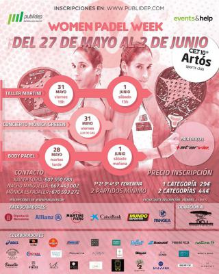 poster del torneo WOMEN PADEL WEEK