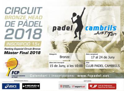 poster del torneo CIRCUIT BRONZE HEAD 2018