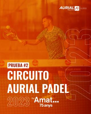 poster del torneo PRUEBA #2 · AURIAL PADEL CORNELLÀ