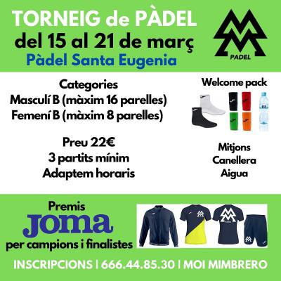 poster torneo TORNEIG DE PADEL