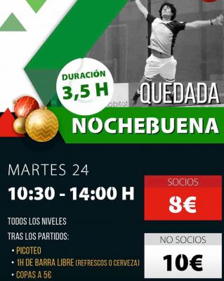 poster del torneo QUEDADA NOCHEBUENA