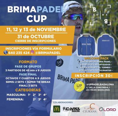 poster del torneo BRIMA PADEL CUP