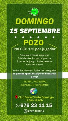 poster del torneo @POZOTERAPIA