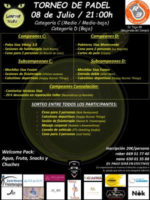 poster del torneo SHOWTIMEPADEL