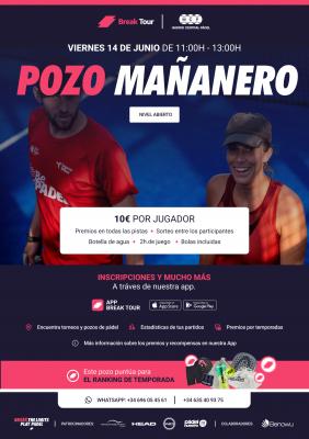 poster del torneo POZO MAÑÁNERO MADRID CENTRAL PADEL