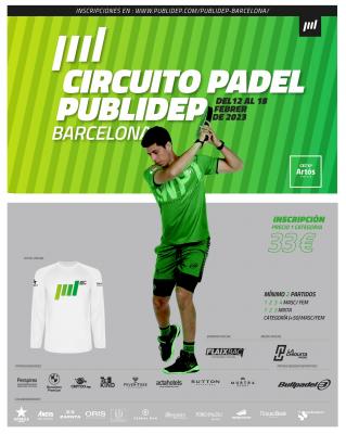 poster del torneo 1ª PRUEBA DEL CIRCUITO PADEL PUBLIDEP 2023