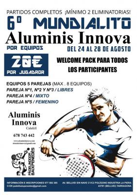 poster del torneo 6º MUNDIALITO ALUMINIS INNOVA