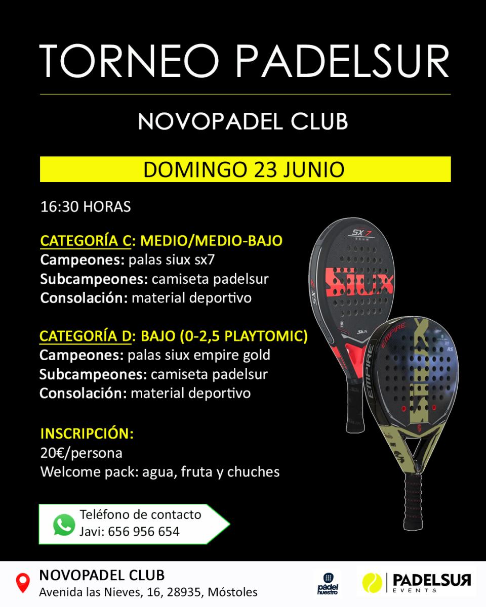 cartel del torneo