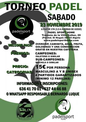 cartel del torneo