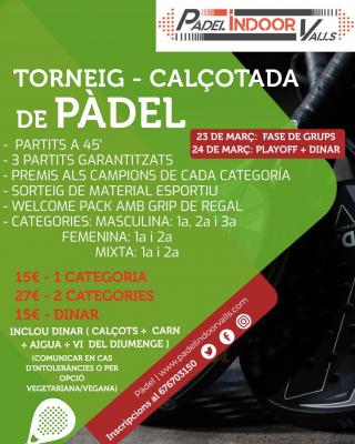 poster del torneo TORNEIG CALÇOTADA