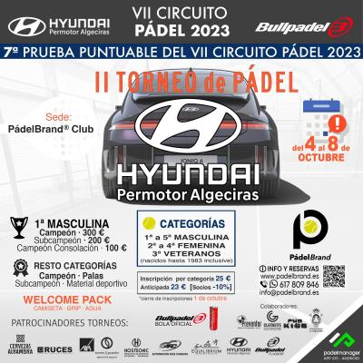 poster del torneo I TORNEO DE PÁDEL HYUDAI PERMOTOR ALGECIRAS