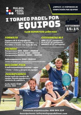 poster torneo I TORNEO POR EQUIPOS