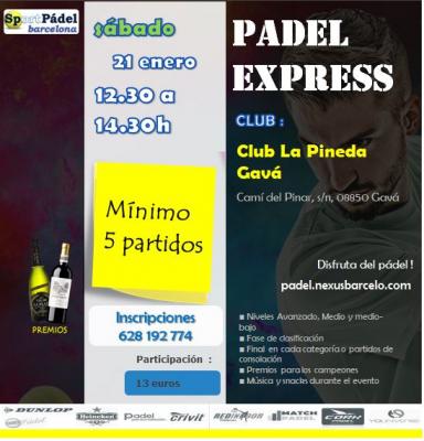 poster del torneo EXPRESS NEXUS PÁDEL