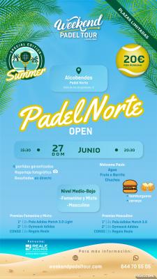 poster del torneo PADEL NORTE OPEN