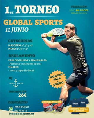 poster del torneo 1ER TORNEO GLOBAL SPORTS