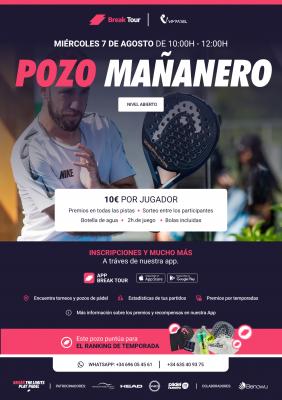 poster del torneo POZO MAÑÁNERO VIM PADEL