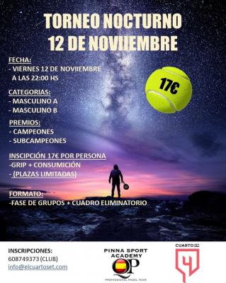 cartel del torneo