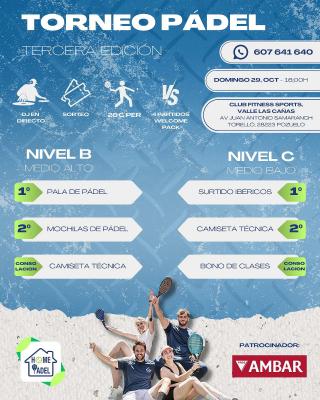 poster del torneo TORNEO HOMEPADEL