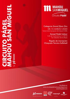 poster torneo 1ªPRUEBA CIRCUITO MAHOU SAN MIGUEL 2020