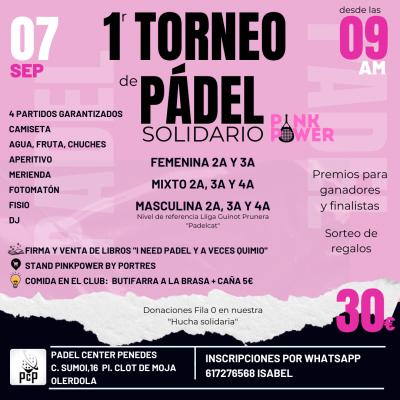 poster torneo I TORNEO SOLIDARIO