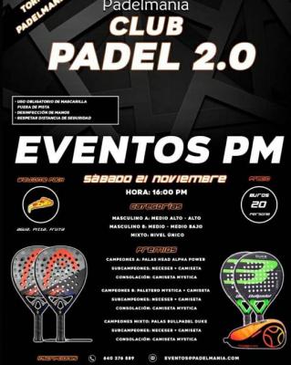 poster del torneo TORNEO PADELMANIA