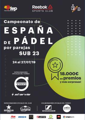 poster del torneo CAMPEONATO DE ESPAÑA SUB-23