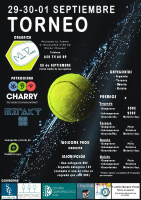 poster torneo TORNEO MASTER PADEL