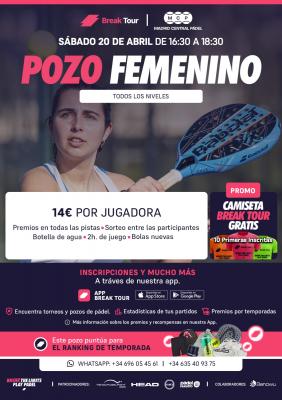 poster del torneo POZO FEMENINO MADRID CENTRAL PÁDEL