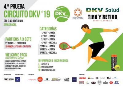 poster del torneo 4ª PRUEBA CIRCUITO DKV ' 19