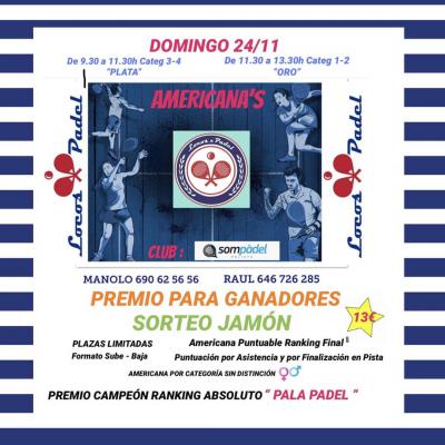 poster del torneo AMERICANA'S