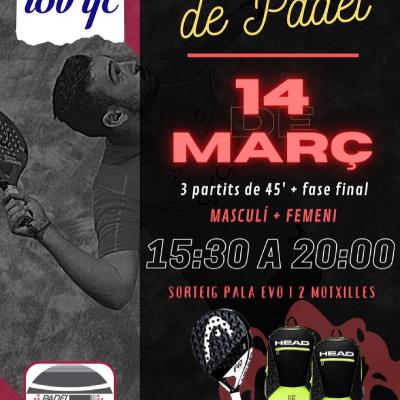 poster del torneo TORNEO DE PADEL