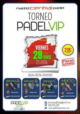 poster del torneo TORNEO PADEL VIP