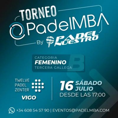 poster del torneo TORNEO EXPRESS PADELMBA FEMENINO BY PADEL NUESTRO