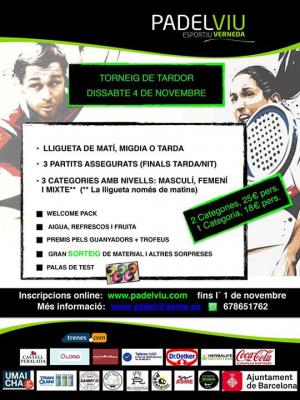 cartel del torneo