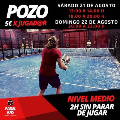 poster del torneo POZO PADEL KAS